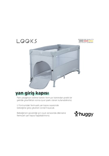 Huggy Looks 5 In 1 Anne Yani Park Yatak Oyun Parkı+Yatak