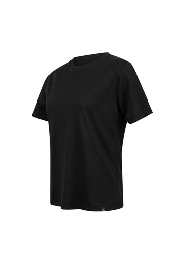 2as Alexa Kadın Bisiklet Yaka T-shırt Siyah