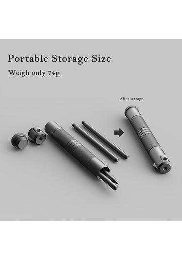 Geeksen Alüminyum Çok Amaçlı Dış Mekan Aydınlatma Ve Kamera Tripodu, 17 Cm Genişletilebilir, 74 G Hafif,野营 Ve Canlı Yayın İçin