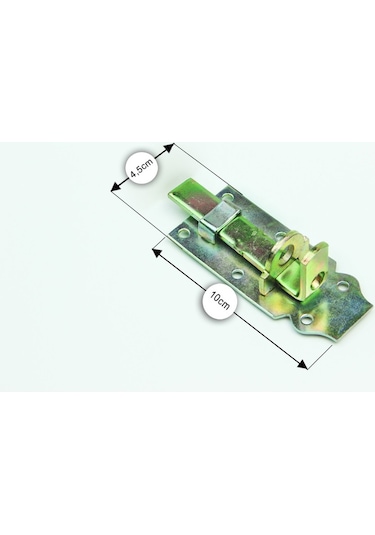 Bahçe Kapısı Emniyet Sürgü 4.5x10 Cm 12 Adet