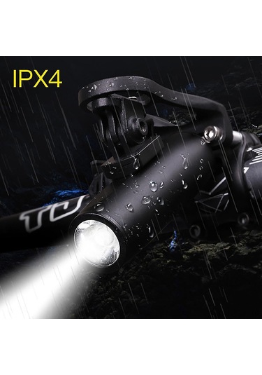 Xindoker Gopro Uyumlu Bisiklet Farı Ve Arka Işığı - Usb Şarjlı, 300 Lumens, Ipx4 Su Geçirmez, Alüminyum, 2200mah Pil