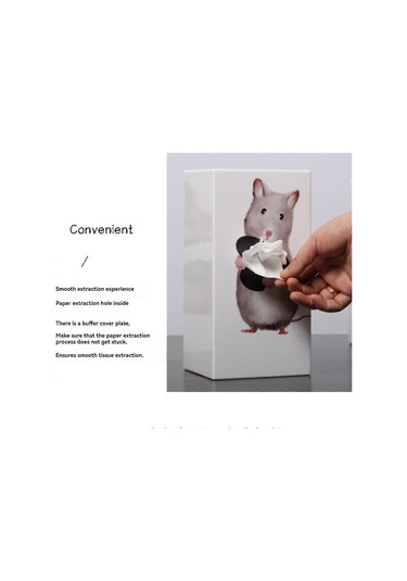 Karikatür Hayvan Mendil Kutusu, Creatives Mendil Kutusu Masaüstü Dekorasyon Peçete Kutusu, Banyo Oturma Odası Mendil Kutusu