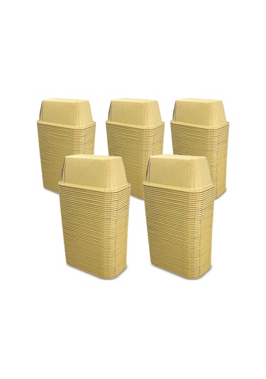 Kafem Muffin Kek Kapsülü Baton Kraft Ekler Boy 50li X 5 Paket - K39 Kahverengi