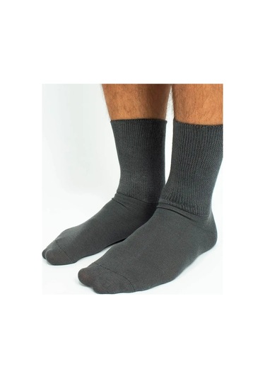 Ceboksarskıj Trıkotaz Tıbbi Çoraplar, Lastiksiz, 2 Çift 27332404 Koyu Gri