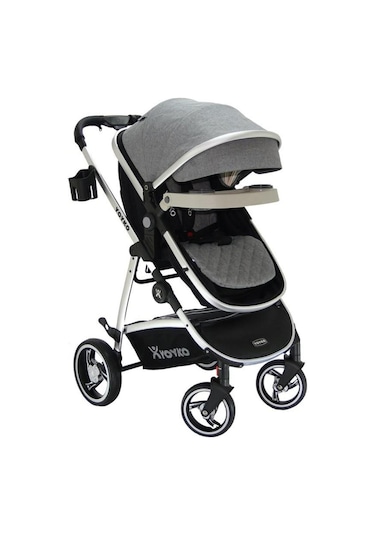 Yoyko City Gri Silver Travel Sistem Bebek Arabası