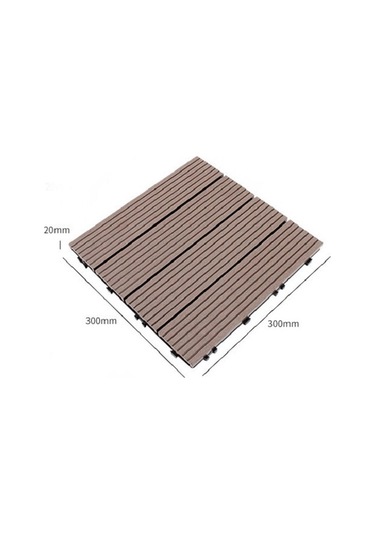 Sones Açık Hava Plastik Ahşap Su Geçirmez Korozyon Önleyici Ekleme Zemin Çay Rengi Diğer