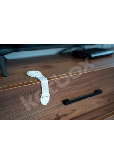 Ketbox Çocuk Bebek Çekmece Dolap Kilidi Çok Amaçlı Kilit 10 Adet Çok Renkli