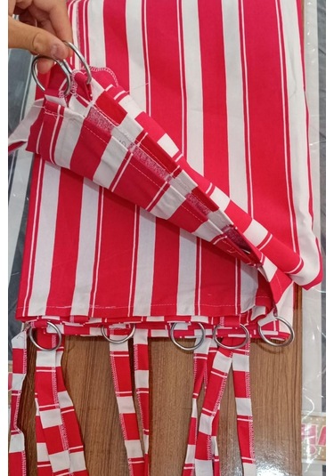 Devrim Olivya Tekstil Demir Halkalı Balkon Perdesi 1.sınıf Gabardin Kumaş Sarı Gri Kırmızı Beyaz