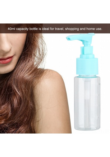 Shineyee 40ml Plastik Basınçlı Dolum Flakonu - Seyahat Ve Ev Kullanıma Uygun - Sabun, Şampuan, Tonik Saklama Kabı Diğer