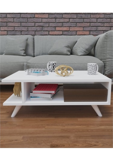 Moonlife Manolya Orta Sehpa Beyaz