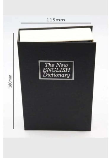 Kilitli Gizli Kasa Sözlük Kumbara Kitap Sözlük Görünümlü 18cm