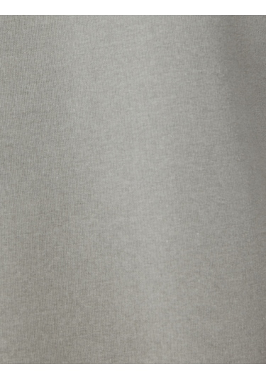 Koton Şardonlu Pamuklu Basic Kapşonlu Sweatshirt Gri 5wam70001mk Gri