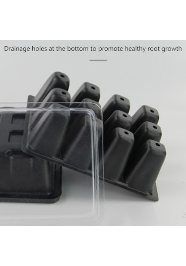 Tohum Başlatma Tepsisi Bitki Başlatma Tepsileri 5 Paket 120 Hücre Üretici Bitki Ekimi Çimlenme Tepsisi Bitki Etiketleri İle Fideler Araçları