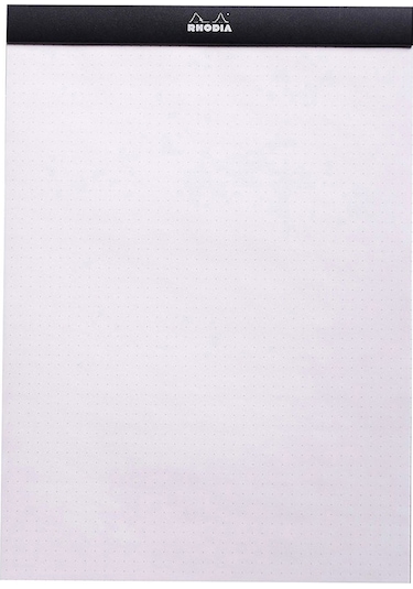 Rhodia Basic A4 Boy Dot Bloknot Siyah Ra18559