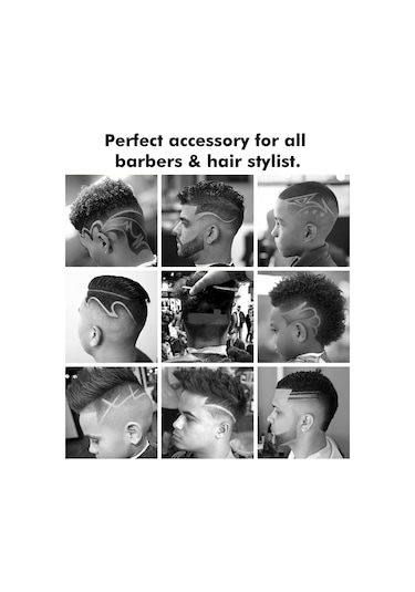 Yifomall Çift Boyutlu 1.5mm + 4.5mm Metal Destekli Şeffaf Saç Kesim Tarağı - 2'li Set