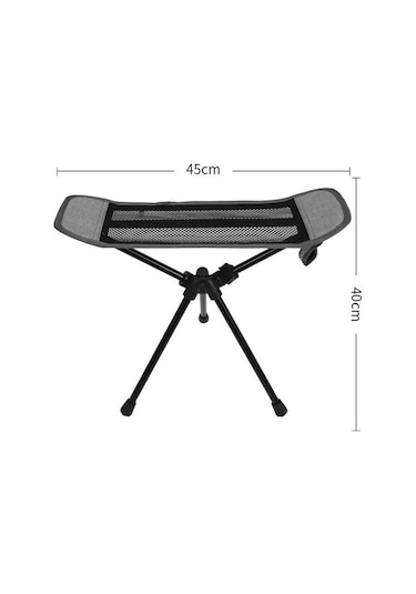 Skycity Outdoor Çift Kullanımlı Katlanabilir Ayaküstü Ayaşlı Mavi Kamp Sandalyesi Gri