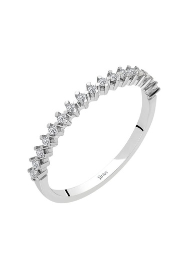 Sirius Pırlanta F Renk 0,15 Karat Pırlanta Yarım Tur Yüzük