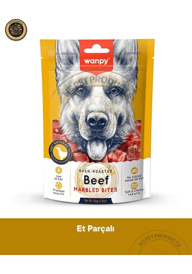 Wanpy Marbled Köpek Ödül Et Parçaları 100 Gram
