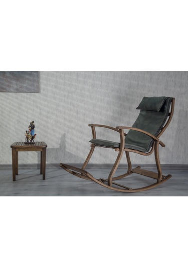 Ahşap Sallanır Sandalye,Koltuk Bahçe Salon Dinlenme Sandalyesi