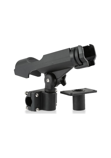 Lemestar Kano İçin Döner Kuruş Tutucu - Dayanıklı Polipropilen Malzeme, İki Tip Montaj, 4.2cm Çap, Siyah Renk