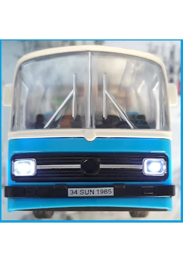 Yolcu Otobüsü Oyuncak Halk Otobüsü Far Işık Ses Kapılar Açılır