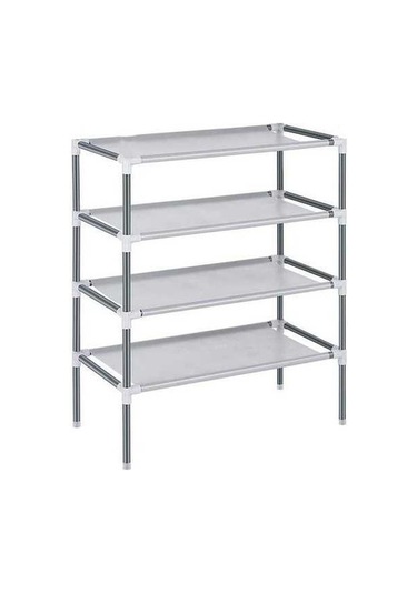 Novahub Çok Katmanlı Paslanmaz Çelik Ayakkabı Dolabı - Pratik Ve Dayanıklı Ev Düzenleyici Gümüş Gümüş