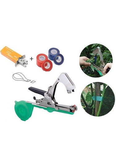 Suca Bitki Bağlama Makası Bağlama Bandı Ve Zımba Hediyeli