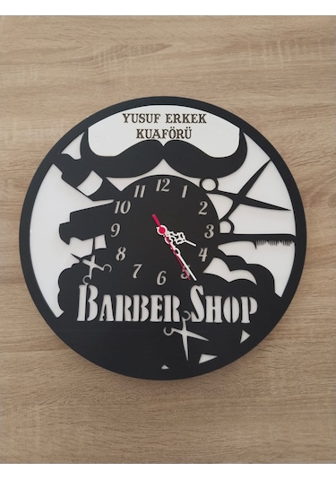 Berber///kuaför//güzellik Merkezi Kişiye Özel İsim Yazılı Şık Renkli