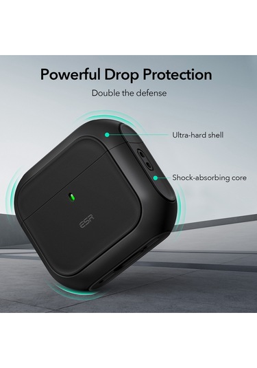 Apple Uyumlu AirPods 4 2024 Halolock Orbit Hybrid Magsafe Kılıf