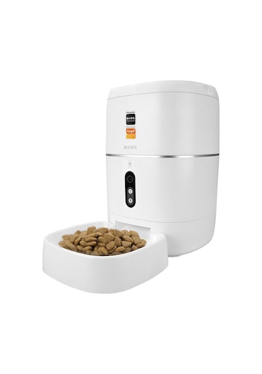 S-link Sl-23 Otomatik Yem Kabı 3mp Kamerali Iki Yönlü Ses 6l Wifi Tuya Destekli Akıllı Kedi Köpek Besleyici