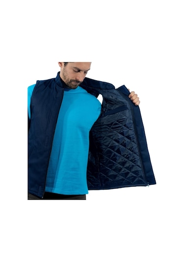 Şensel, Kapitoneli Yelek, Lacivert -118E1245- Kışlık Yelek-Vest