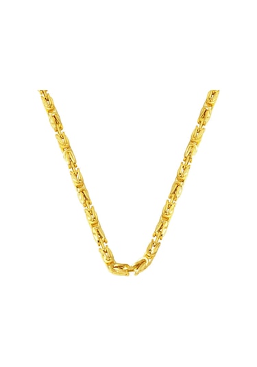 Bilezikci 14 Ayar Altın 3 mm. Kral Zincir 60 CM 14KRZ603