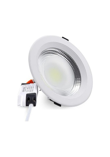 Pamir 10W Cob Led Sıva Altı Armatür 6500K (Beyaz Işık) Beyaz