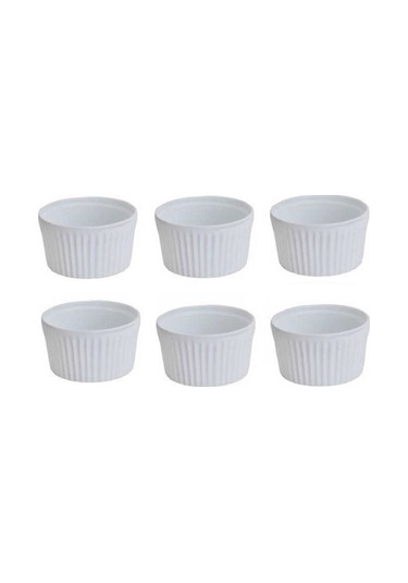 Seramik 6Lı Yuvarlak Fırın Kabı 10Cm