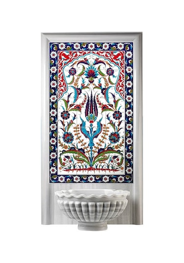 Armada Çini 60X100 CM Ed 624 Hançerli Türk Hamamı Çini Pano