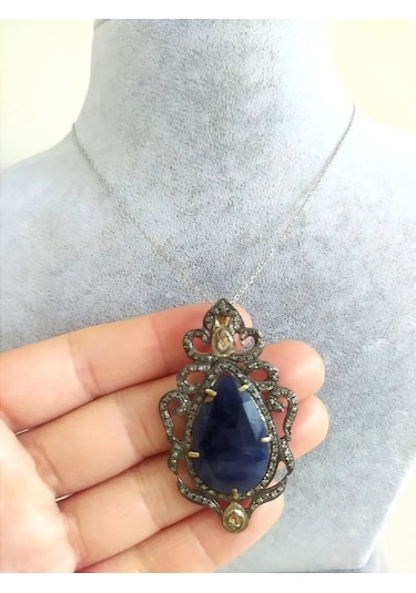 Safir Elmas Kolye 287