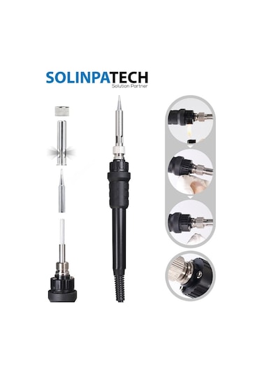 8586 Isı Ayarlı Sıcak Hava Üflemeli Havya İstasyonu – LCD Ekranlı Üflemeli ve Lehimleme Cihazı