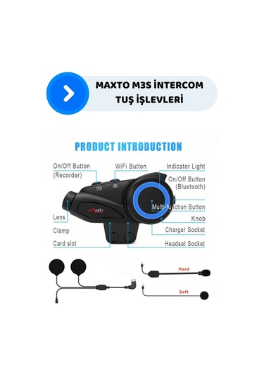 Maxto M3S Serisi 2K HD 1440P Kameralı İntercom