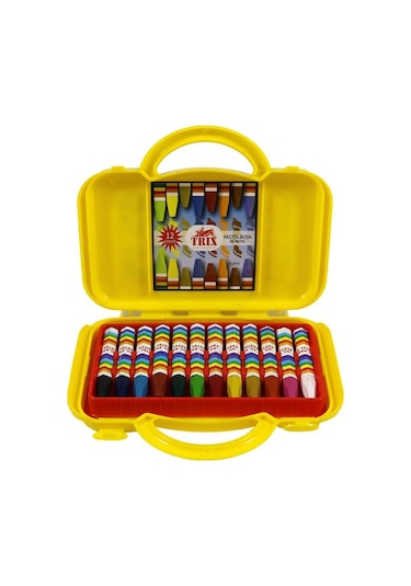 Trix 12 Renk Çantalı Pastel Boya T-277