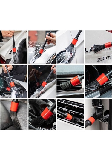 İsgstore Detay Fırçası Seti 5li Detaylı Farklı Boyutlarda Fırça Seti Oto Araç Motor Temizlik