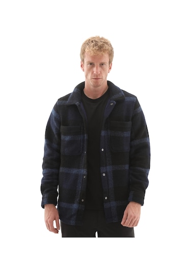 B0a44hbv821-r Timberland Wool Blend Shacket Erkek Lacivert B0a44hbv821-r Lacivert