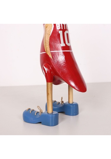 Basketçi Ördek El Oyması Teak Gövde 41x17x13 Cm