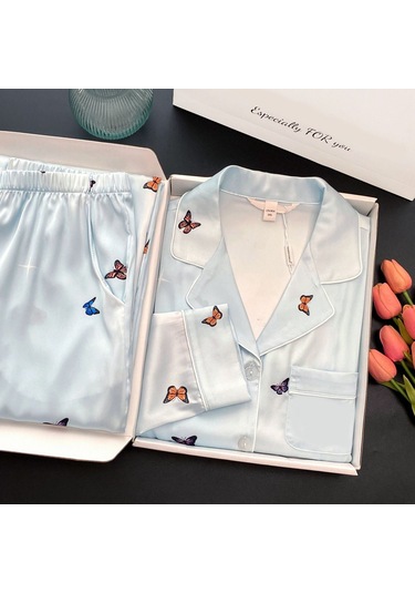 Kadın Buz İpek Pijama-2502 Diğer