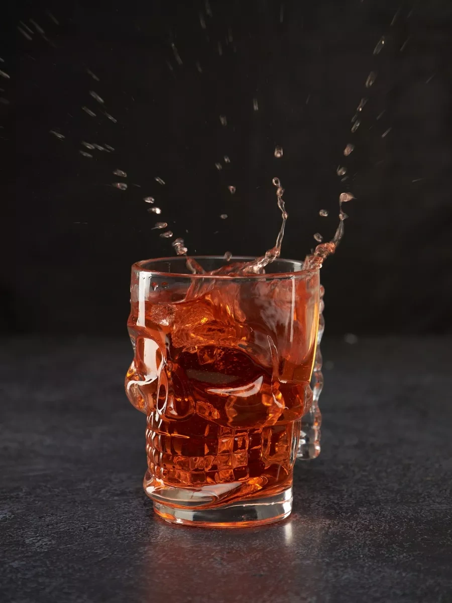 Gift'n'home 500 Ml Bira İçin Kafatası Şeklinde Bira Bardağı 6611964 Beyaz