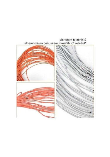 Dancemonkey 70 M Çelik Tel, Ölçekli İşaretleme Çekme Halkası, Kauçuk Kaplı Halat Diğer