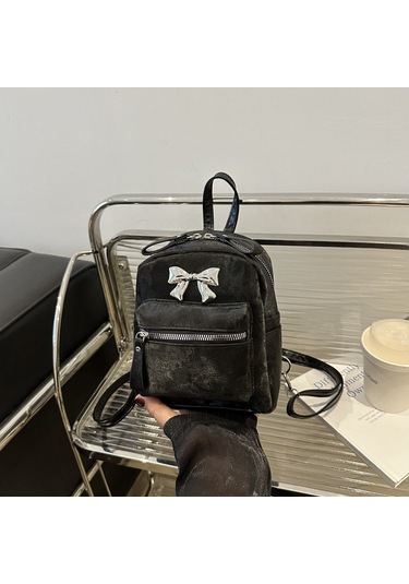 Lyon Kadınsırtçantasıçok Yöyönlü Seyahat Kadınçantası-siyah Siyah