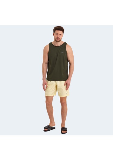 Slazenger RASMUS IN Erkek Cepli Deniz Şortu Sarı Mayo