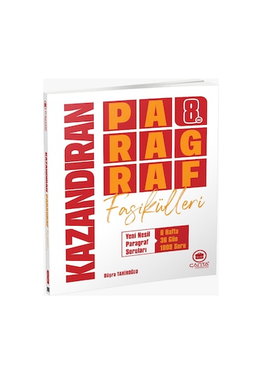 Çanta 2025 8. Sınıf Kazandıran Paragraf Fasikülleri + Deneme Sınavı