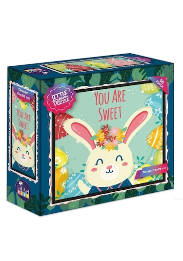 Lilart Puzzle Tavşan 96 Parça-19X28 Cm