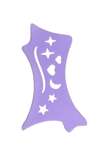 Dolıty Lady Purple Için Eyeliner Stencil Çok Amaçlı Mor Mor